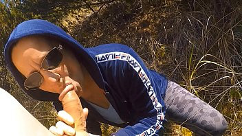 Play Slapping her white ass red get caught fucking in the dunes