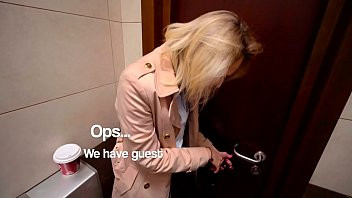 Play Public Blowjob in Wendis Toilet & Drink Coffe with Cum