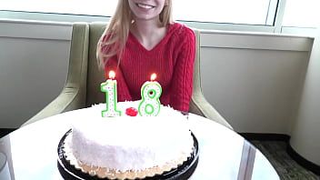 Play Watch this leggy 18 year old blonde newbie suck cock