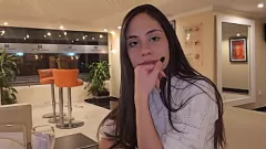 Play European Blonde & Latina Babe in Risky Hotel Encounter