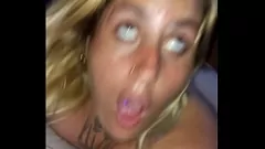 Play Blonde Slut Takes Cumshot in Doggystyle Anal