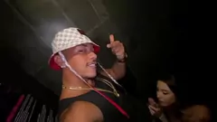 Play Tatted Latin Wife Sucks Cock in Club Bathroom