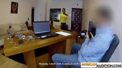Play Ebony Teen's First Black Cock Audition