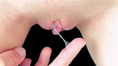 Play Fingering 18yo Teen's Dripping Wet Pussy Up Close