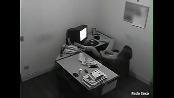 Play Boss installed camera and caught the naughty secretary!