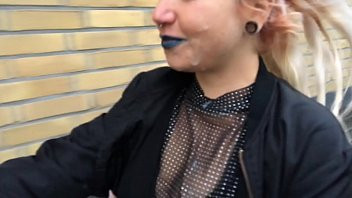 Play Nina van Dick - Public Cumwalk through Amsterdam